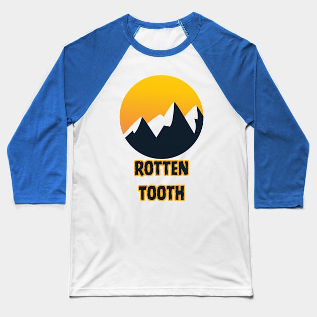 Rotten Tooth Baseball T-Shirt by Canada Cities